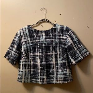 ASOS Curve Scuba Material Crop Top